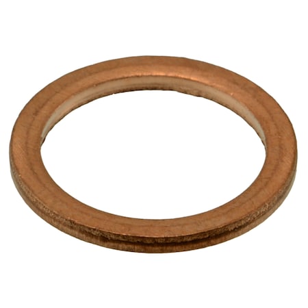 Midwest Fastener Sealing Washer, Fits Bolt Size M12 Copper, Copper Finish, 10 PK 34666